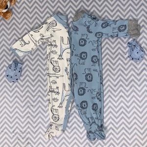 Pajama 3m duo + stuffed animal